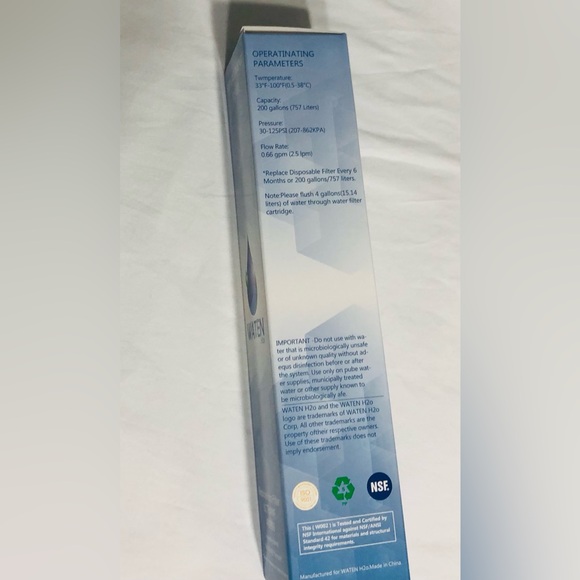 Waten H2o replacement filter ultra EG 469999. - Picture 3 of 3